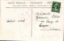 CPA Fantasy Flowers Toboggan Happy New Year