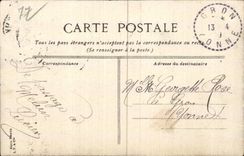 Melun - el puente del hierro - CPA