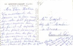 Montfort L Amaury - La Maison de Victor Hugo - CPA