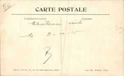 Tilloloy - Frontage of the Castle - CPA