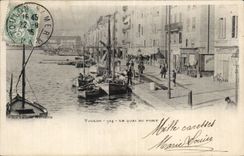 Toulon - the Quay of the Port - CPA