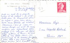 Toulon - the Twilight on the Port - CPSM