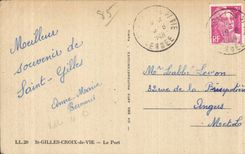 St Gilles Croix de Vie - the Port - CPA