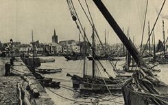 Sands Olonne - a Corner of the Port - CPA