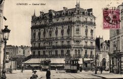 Limoges - Central Hotel - CPA