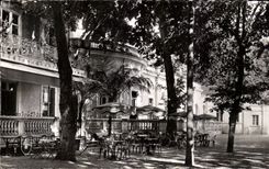 Pougues Water - Park of Hydropathic establishment - the casino - CPA