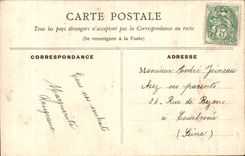 Festivals - Wishes - Happy New Year - in wheelbarrow - CPA