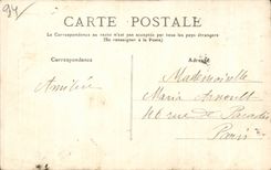 Bordes del Marne - el pequeno puente - CPA