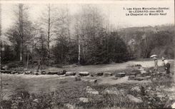 Leonard of Wood - the Chain of the New Mill - CPA