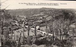 St Leonard des Bois - Panorama - CPA
