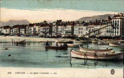 Toulon - the Cronstadt Quay - CPA