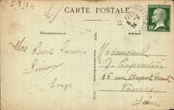 Sands Olonne - Towing on the Footbridge of the Piles - CPA