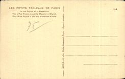 Paris - 8 - the Royal Street and the Madeleine - CPA