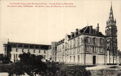 The Large Trap door - close Mortagne - the Monastery - CPA