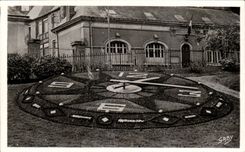 Mans - Flowered Clock - CPA