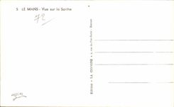 Mans - Sight on the Sarthe - CPA