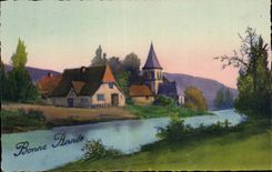 Festivals - Wishes - Holiday - Happy New Year - Happy New Year - Country Landscape - CPA