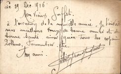 Fleurs Bonne Annee Santons - CPA 