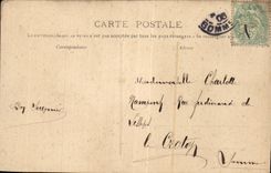 Fleurs 1 Avril - April Fool - CPA 