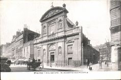 CPA Paris Church Elisabeth of the Temple