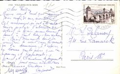 Villers en el mar - recuerdo - CPA