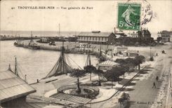 Trouville - View of the Port - CPA