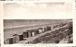 Ile de Re - the Beautiful Beach - Couarde - CPA