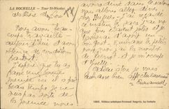 La Rochelle - Turn St Nicolas - CPA