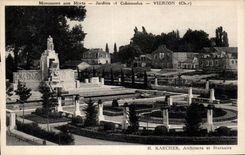 Vierzon - Garden and Colonnades - CPA