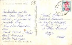 CPSM Souvenir of Preuilly