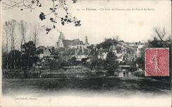 CPA Vierzon a corner of Vierzon taken of the canal of Berry