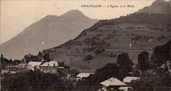 CPA Chatillon church and the Mole