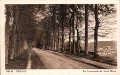 CPA Bernay the walk of the Milon Mount