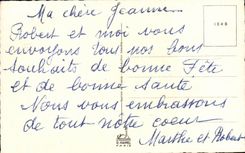 CPA Fantaisie Fleurs Bonne fete Fer a cheval