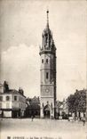 CPA Evreux la torre del reloj