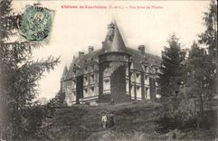 CPA Chateau de Courtalain Vue prise du moulin 
