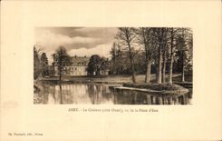 CPA Anet Le chateau vue de la piece d eau