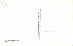 CPSM Beaucaire town hall