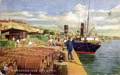 Bordeaux - Sight of the Quays - CPA