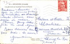 Arcachon - ver en los embarcaderos Thiers y Eyrac - CPA