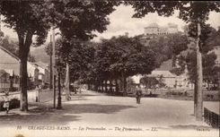 Uriage les Bains - Les Promenades - CPA 