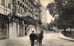 Blois - Le Chateau Attelage Cheval horse - CPA 