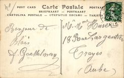 Blois - Le Chateau Attelage Cheval horse - CPA 