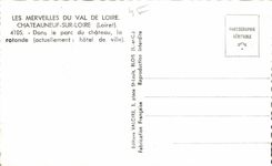 Chateauneuf on the Loire - In the Park of the Castle - CPA