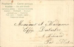 Fleurs violette - violet - Mille Bons Souhaits - CPA 