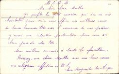 Fleurs violette - violet - Bonne Fete - CPA 