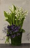Fleurs Muguet - Lily of the Valley - CPA 