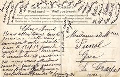 Fleurs Violette - Violet - Mille Fois Merci Colombe - CPA 