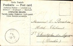 Fleurs Violette - Violet - Paques - Easter - Ostern - CPA 