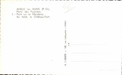 Amelie les Bains - Pearls of the Pyrenees - Bridge on Mondony - CPA